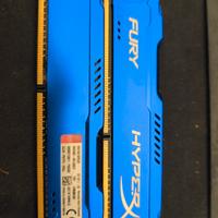 RAM HyperX 1600mhz kit 2x4gb ddr3