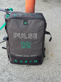 Kite north pulse 12m red 2023
