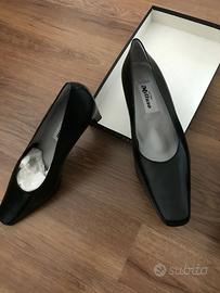 Scarpe Melluso Donna con Tacco Neri Vera Pelle 41