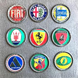 Figurine in metallo "stemmi automobili"