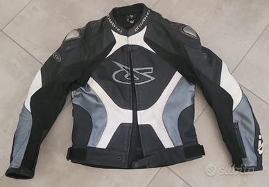 Giacca moto Giudici in vera pelle