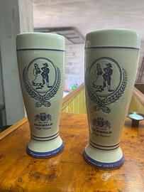 Boccali Birra Ceramica SANWALD rari vintage
