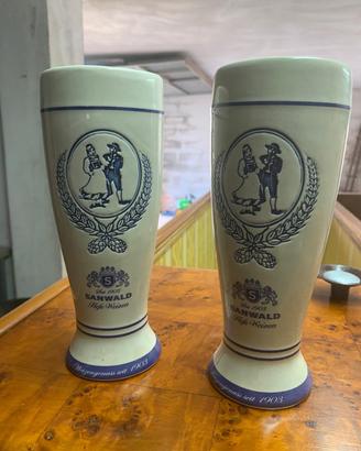 Boccali Birra Ceramica SANWALD rari vintage