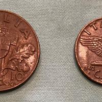 Lotto di due monete del regno d’Italia