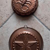 STAMPI FORMA BUDINO IN RAME STAGNATO DA ARREDAMENT