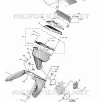 cassa filtro Yamaha yz 450 2018