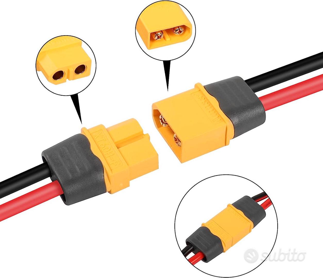 YUNIQUE ITALIA - Prolunga XT60 Maschio/Femmina 1,2 m 16AWG RC - Informatica In vendita a Bergamo