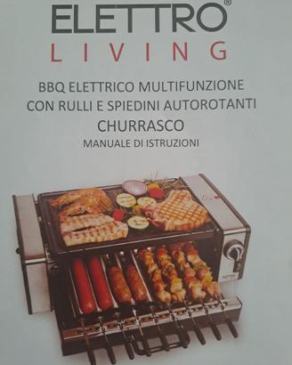 Barbecue elettrico Churrasco multifunzione.