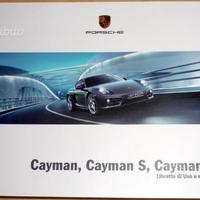 Porsche Cayman,libretto istruzioni