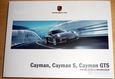 Porsche Cayman,libretto istruzioni