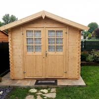 CASETTA DI LEGNO DANESE 250x250x222h - SPESS.34 mm