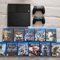 PlayStation 4 + 2 Joystick + 11 giochi 