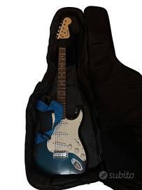 Chitarra Elettrica Arrow Blu e Nera