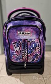 Zaino scuola Seven con carrello