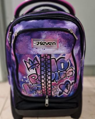 Zaino scuola Seven con carrello