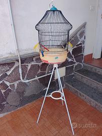 gabbia per pappagalli o canarini 
