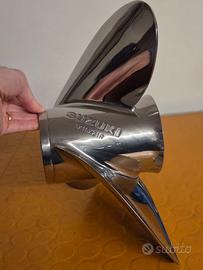 Elica acciaio inox Suzuki 3x15x21R Nuova