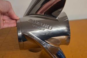 Elica acciaio inox Suzuki 3x15x21R Nuova