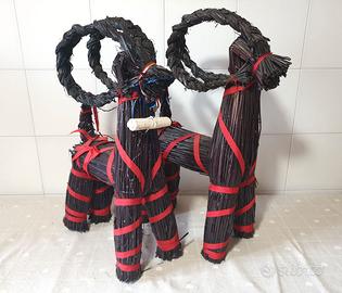 Capra alce renna natalizia paglia Christmas Yule