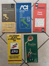 CARTINE STRADALI VINTAGE