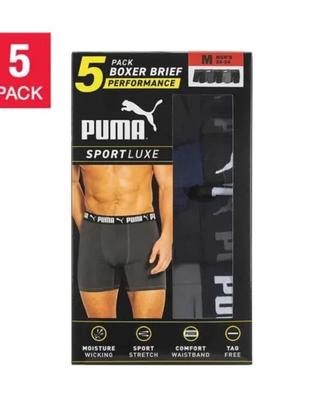 boxers di puma  da 5 pezzi 