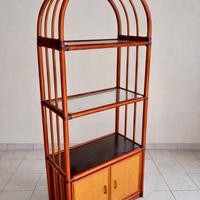 Lotto arredamento originale Rattan Wood con tavolo