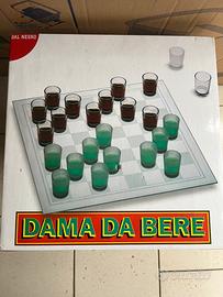 Gioco dama da bere