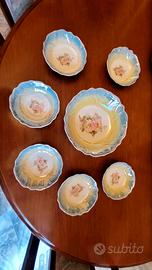 Servizio macedonia, porcellana   inizio '900