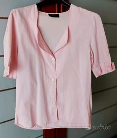 Camicia Rosa in Piquet Taddei&Co Made in Italy