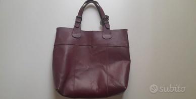 Borsa Pieces in pelle