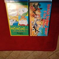lotto 4 VHS cartoni animati 