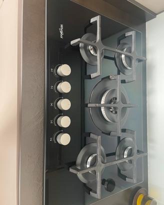 Piano cottura gas 5 fornelli Whirlpool