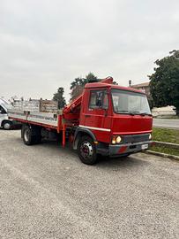 Camion gru Iveco 109-14 cassone fisso anno 1985