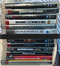 Lotto 12 Giochi PS3 Originali GTA Resident Evil