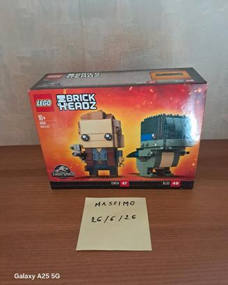 Lego BrickHeadz 41614 Jurassic World Owen e Blue 