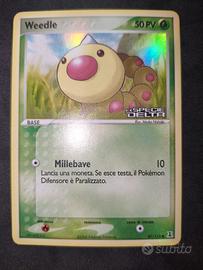 carta Pokemon Weedle DS 87 EX Specie Delta ITA