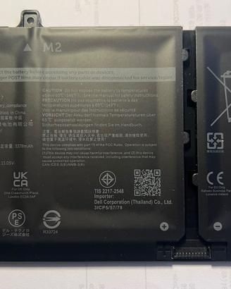 Batteria originale Dell JK6Y6 / CF5RH 40Wh NUOVA