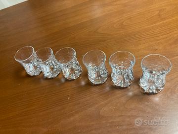 Bicchieri in vetro da liquore