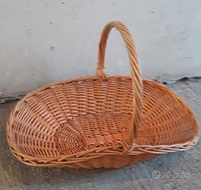 Antico Cesto in vimini. Vintage. ENTRA