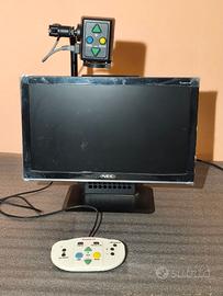 AUSILIO IPOVEDENTI video magnifier aumed