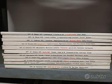 Lotto 11 riviste hifi 1978