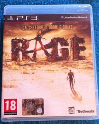 Gioco "Rage" originale per PlayStation3