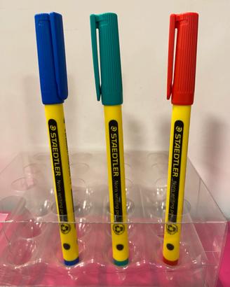 Penne Fineliner Staetdler - Ecosostenibile: 3 pezz