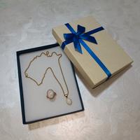 Girocollo in coppia con Anello in oro 18 kt