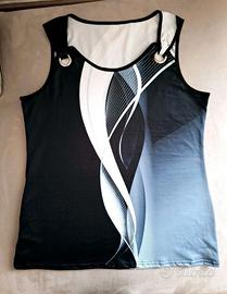 T-shirt con motivi geometrici 3D taglia L