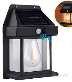 lampada solare con sensori