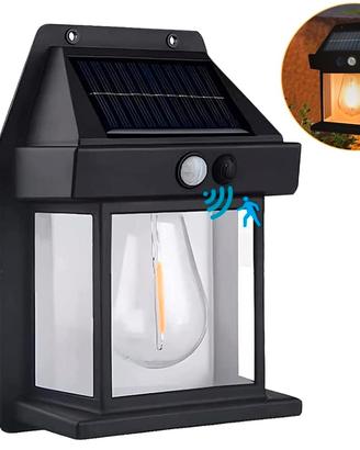 lampada solare con sensori
