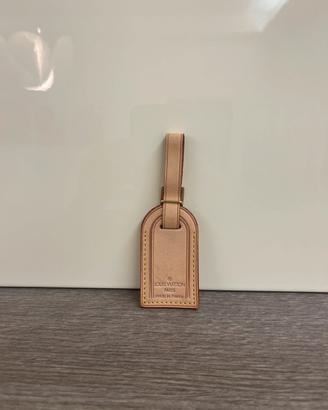 Tag Louis Vuitton in Pelle Vachetta Originale