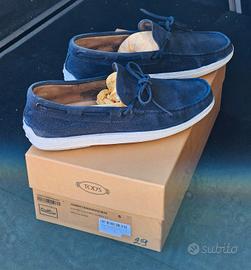 Tod's Mocassino Blue n40/41 Pagate 370euro Scatola