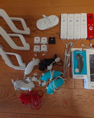 Grosso lotto controller e accessori Nintendo Wiii